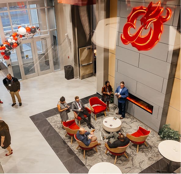 Christianson Alumni Center Reception, Interior
