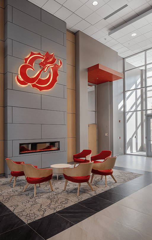 Minnesota State University Moorhead Foundation Reception Area
